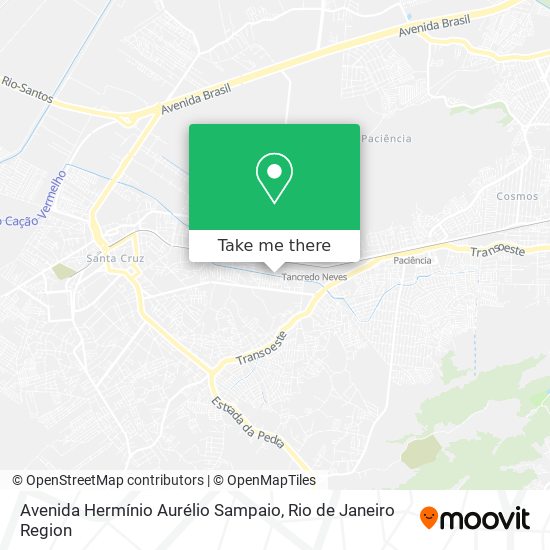Avenida Hermínio Aurélio Sampaio map