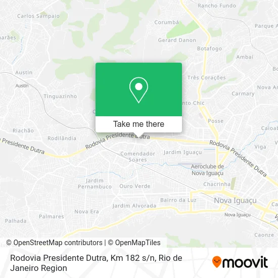 Rodovia Presidente Dutra, Km 182 s / n map