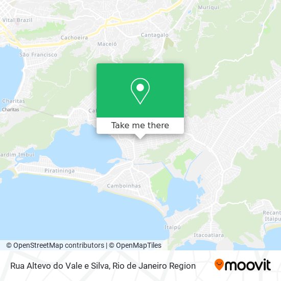 Mapa Rua Altevo do Vale e Silva