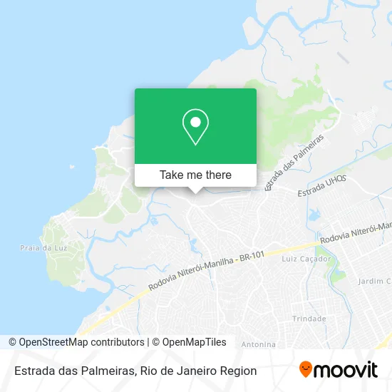 Estrada das Palmeiras map