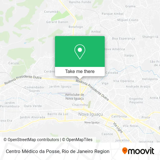 Centro Médico da Posse map