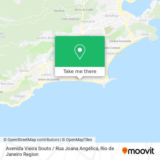 Avenida Vieira Souto / Rua Joana Angélica map
