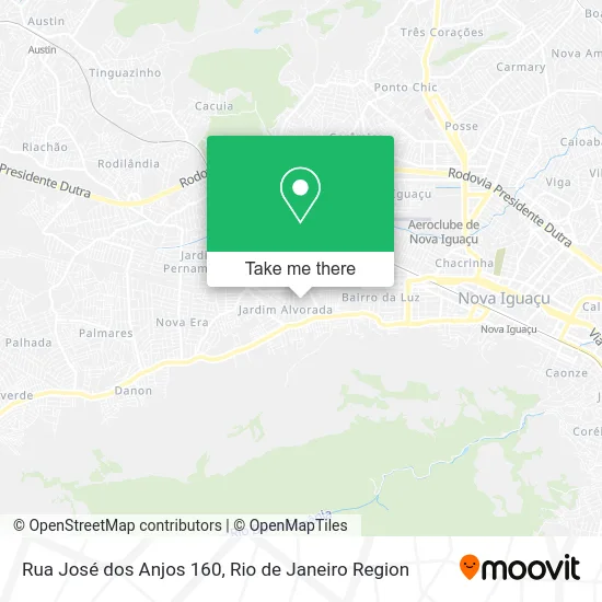 Rua José dos Anjos 160 map