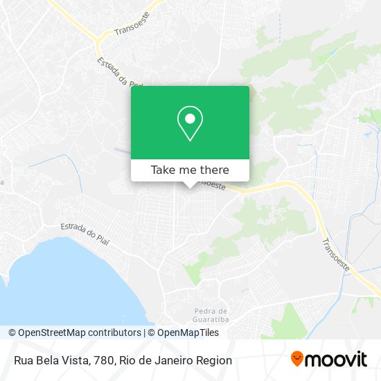 Rua Bela Vista, 780 map