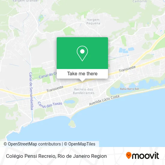 Colégio Pensi Recreio map
