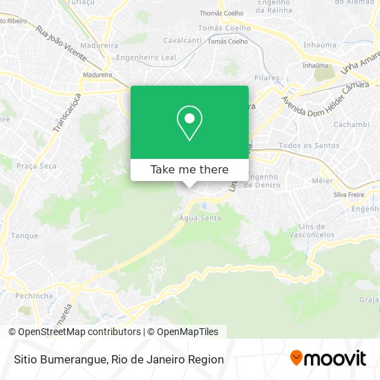 Sitio Bumerangue map