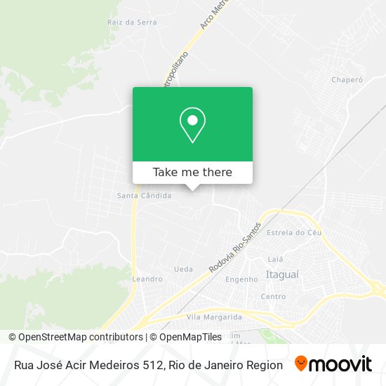 Mapa Rua José Acir Medeiros 512