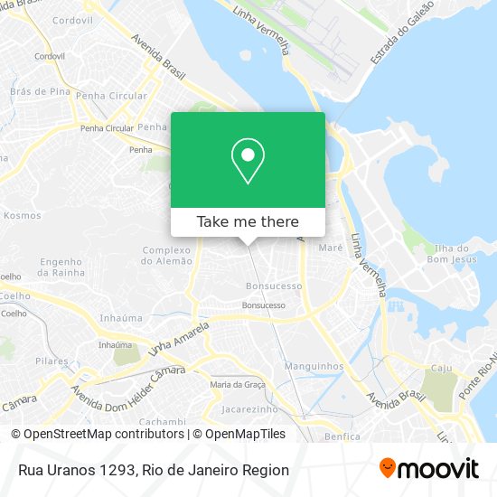 Rua Uranos 1293 map