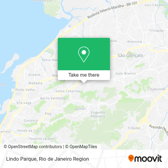 Lindo Parque map
