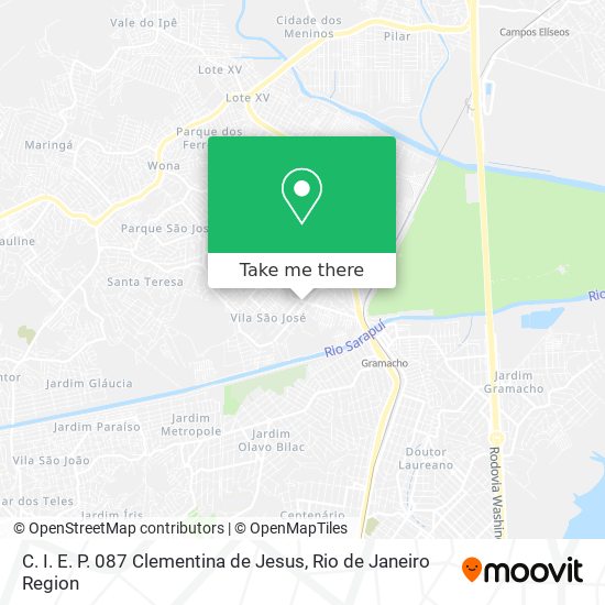 C. I. E. P. 087 Clementina de Jesus map