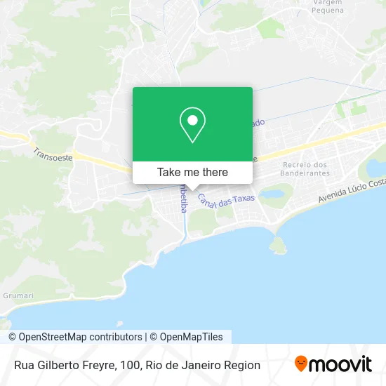 Rua Gilberto Freyre, 100 map