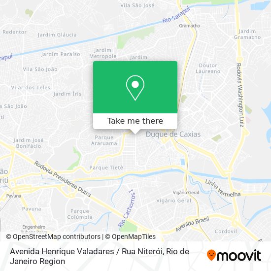 Avenida Henrique Valadares / Rua Niterói map