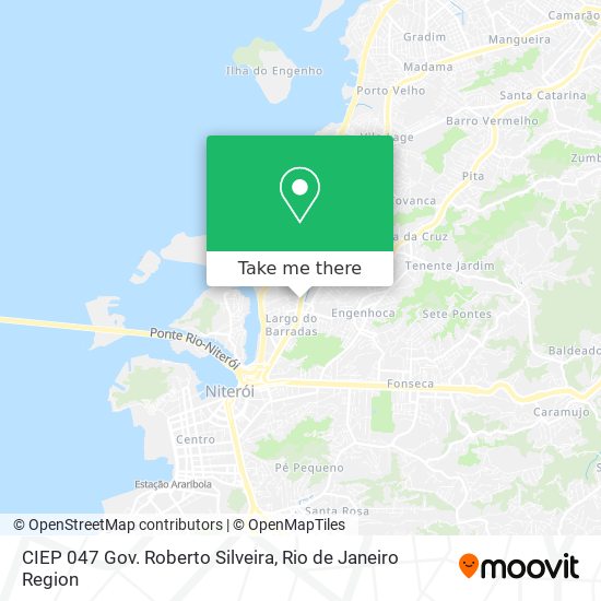 CIEP 047 Gov. Roberto Silveira map