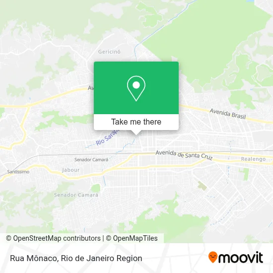 Rua Mônaco map
