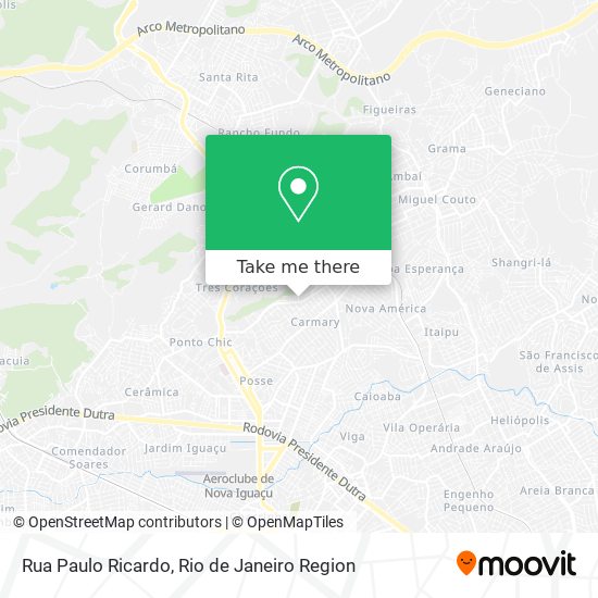 Rua Paulo Ricardo map