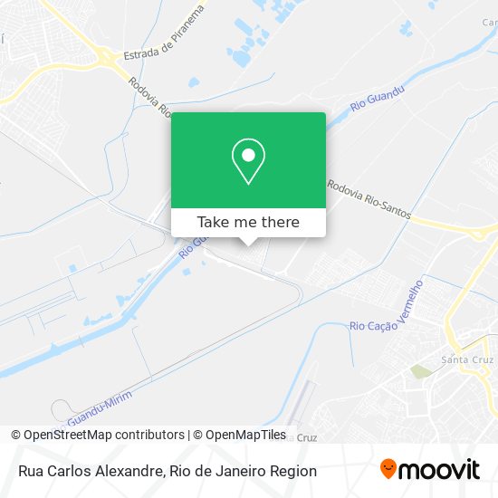 Rua Carlos Alexandre map
