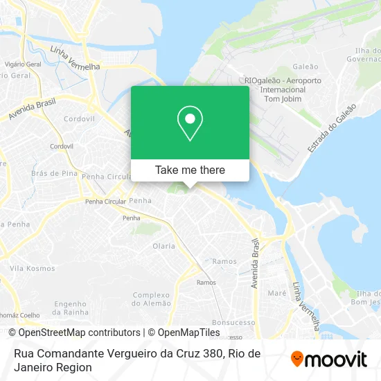 Rua Comandante Vergueiro da Cruz 380 map