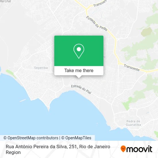 Rua Antônio Pereira da Silva, 251 map