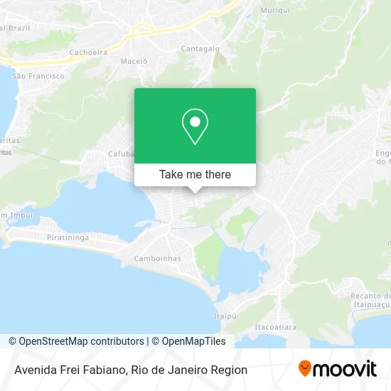 Avenida Frei Fabiano map