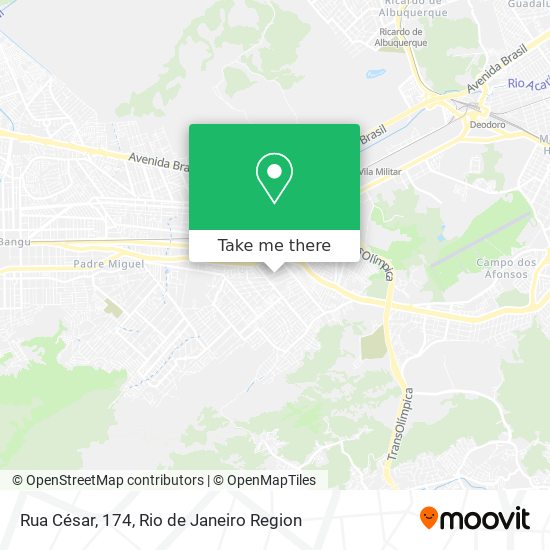 Rua César, 174 map