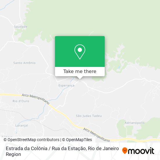 Estrada da Colônia / Rua da Estação map