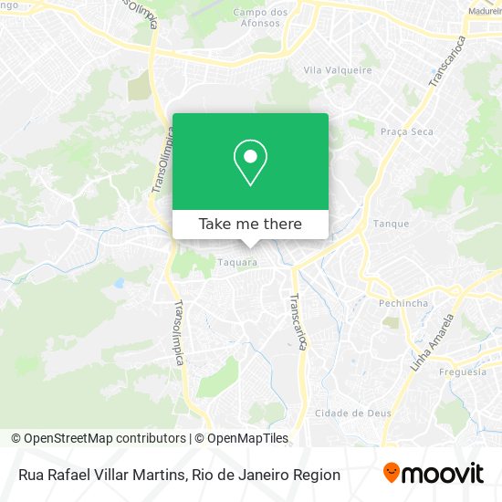 Rua Rafael Villar Martins map