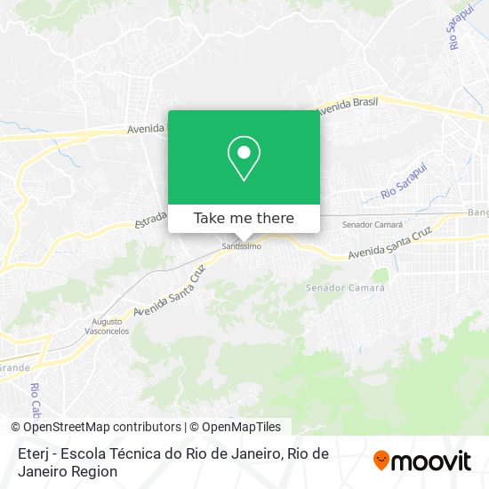 Mapa Eterj - Escola Técnica do Rio de Janeiro