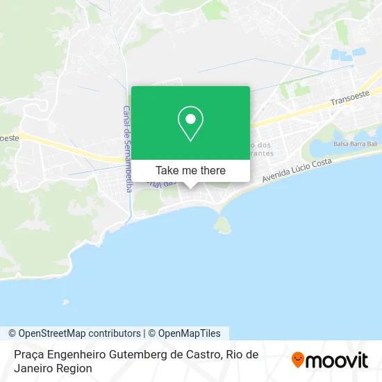 Praça Engenheiro Gutemberg de Castro map