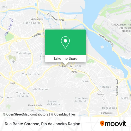 Rua Bento Cardoso map