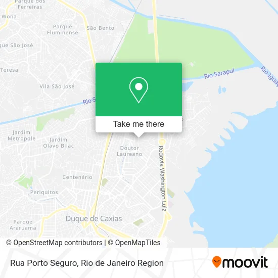 Rua Porto Seguro map