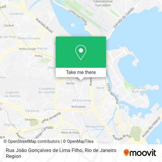 Rua João Gonçalves de Lima Filho map