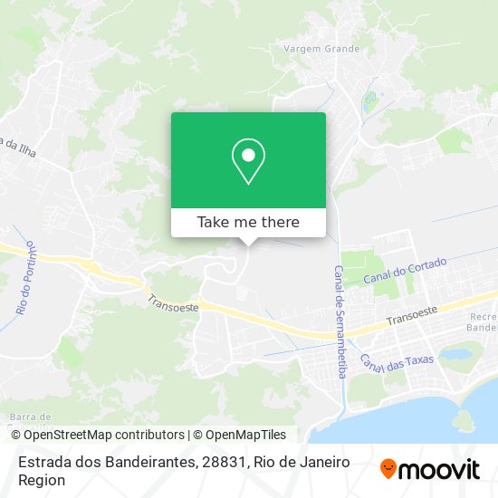 Estrada dos Bandeirantes, 28831 map