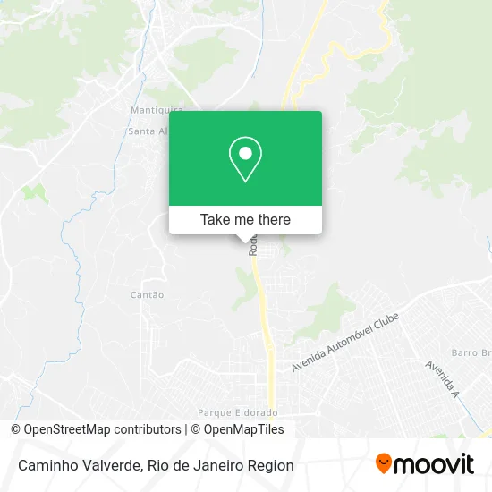 Caminho Valverde map