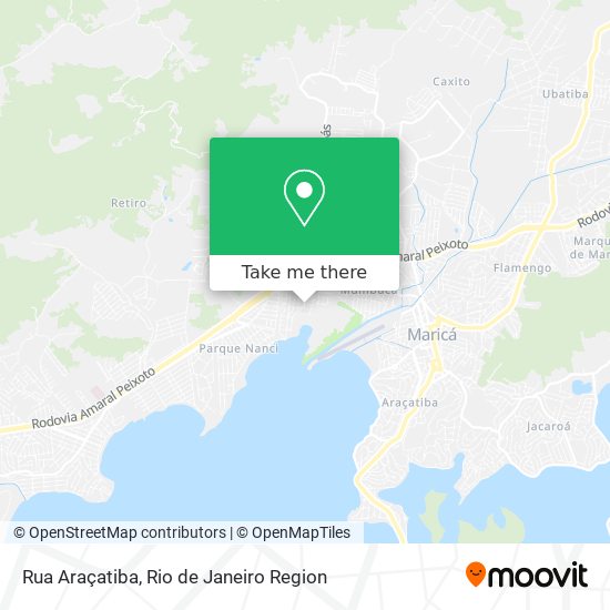 Rua Araçatiba map