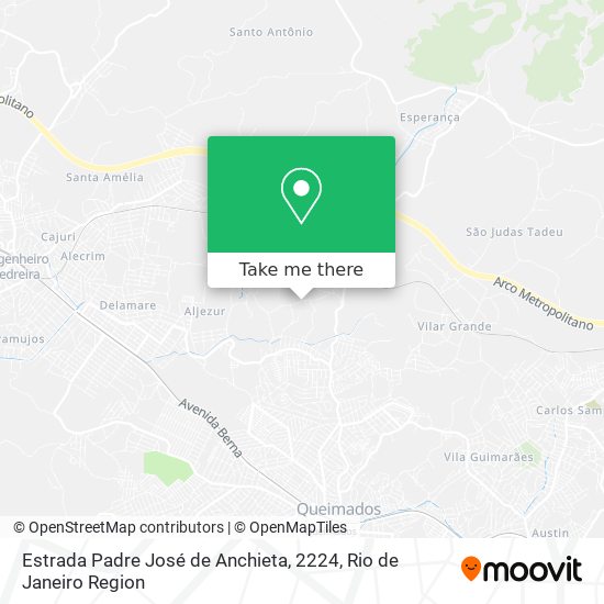 Estrada Padre José de Anchieta, 2224 map