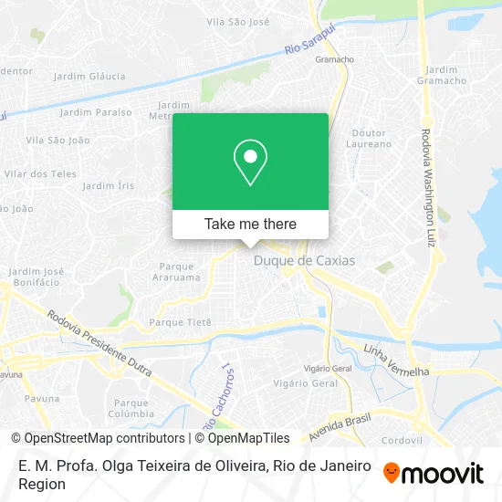 E. M. Profa. Olga Teixeira de Oliveira map