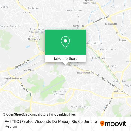 FAETEC (Faetec Visconde De Mauá) map
