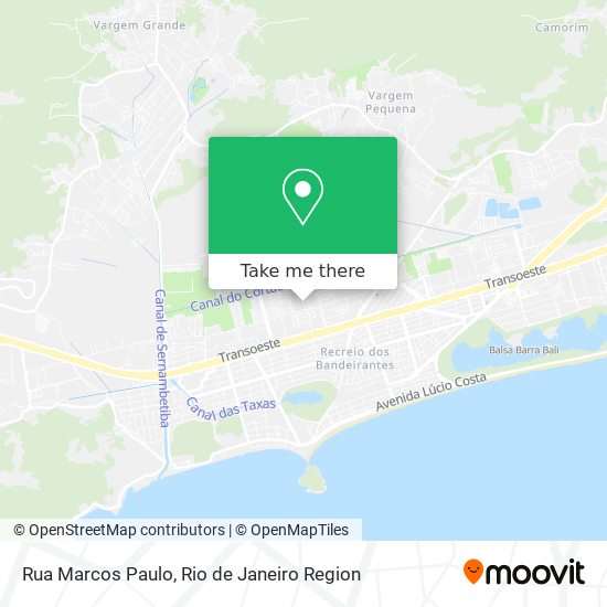 Mapa Rua Marcos Paulo