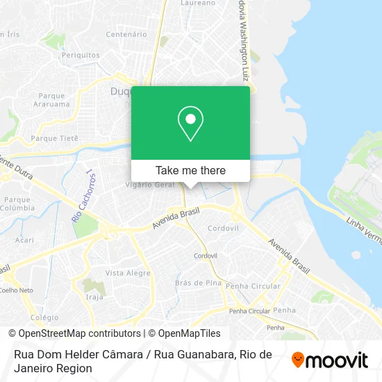 Rua Dom Helder Câmara / Rua Guanabara map
