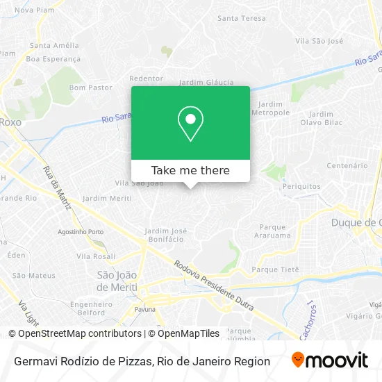 Germavi Rodízio de Pizzas map