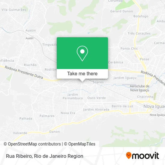 Rua Ribeiro map