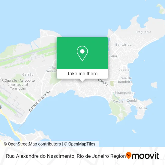Rua Alexandre do Nascimento map