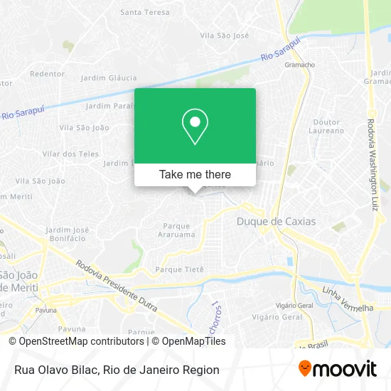 Rua Olavo Bilac map
