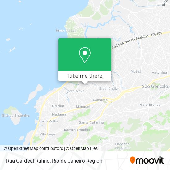 Rua Cardeal Rufino map