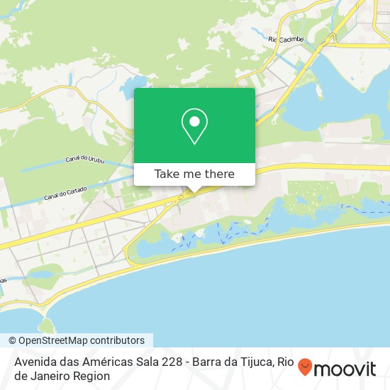 Avenida das Américas Sala 228 - Barra da Tijuca map