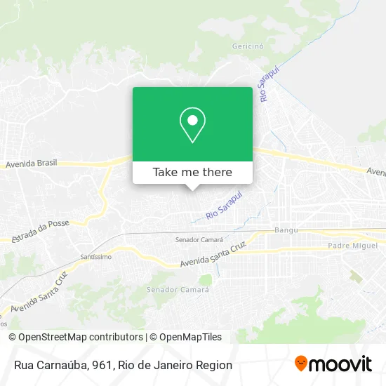 Rua Carnaúba, 961 map