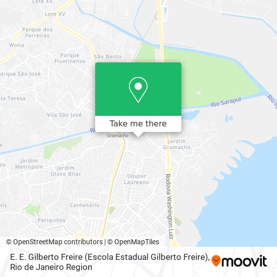 Mapa E. E. Gilberto Freire (Escola Estadual Gilberto Freire)