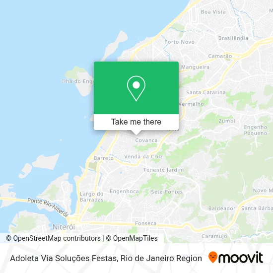 Adoleta Via Soluções Festas map