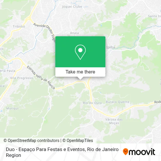 Duo - Espaço Para Festas e Eventos map