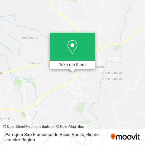 Paróquia São Francisco de Assis Apollo map